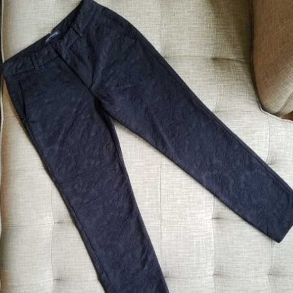 Zara Black Damask Cigarette pant - Picture 3 of 7